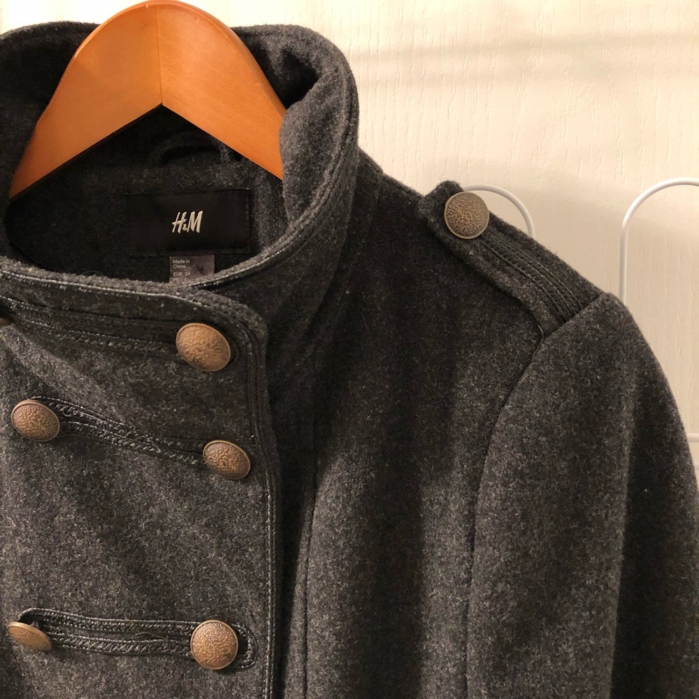 H&M wool military coat - Picture 1 of 7